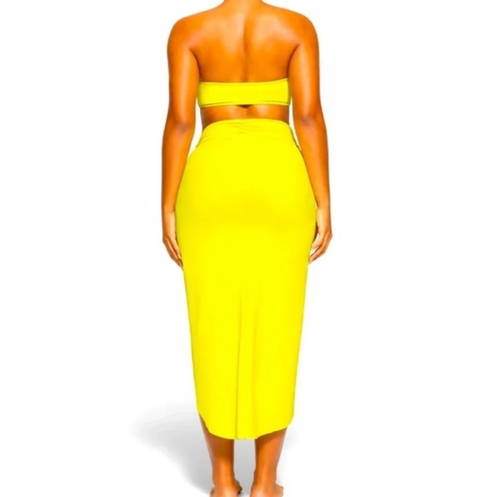 SKIMS Sarong in Citrus NWT Size XXS